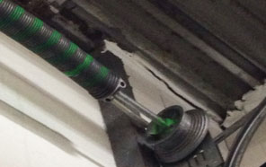 Broken Torsion spring garage door Palm Beach County